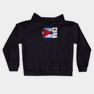 Cuba Flag Fingerprint My Story DNA Cuban Kids Hoodie